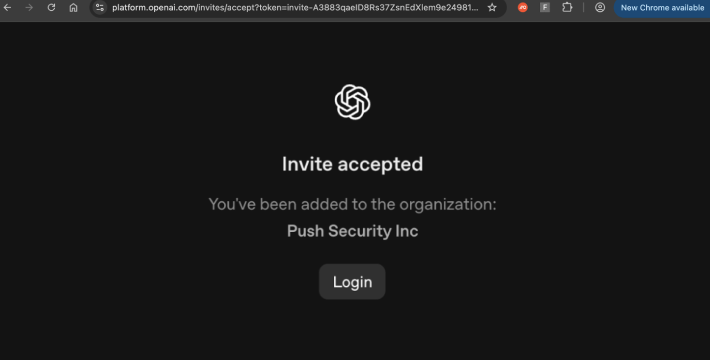 網上投注:安全公司曝光黑客濫用 OpenAI 組織邀請功能,對公司員工進行精準釣魚攻擊
